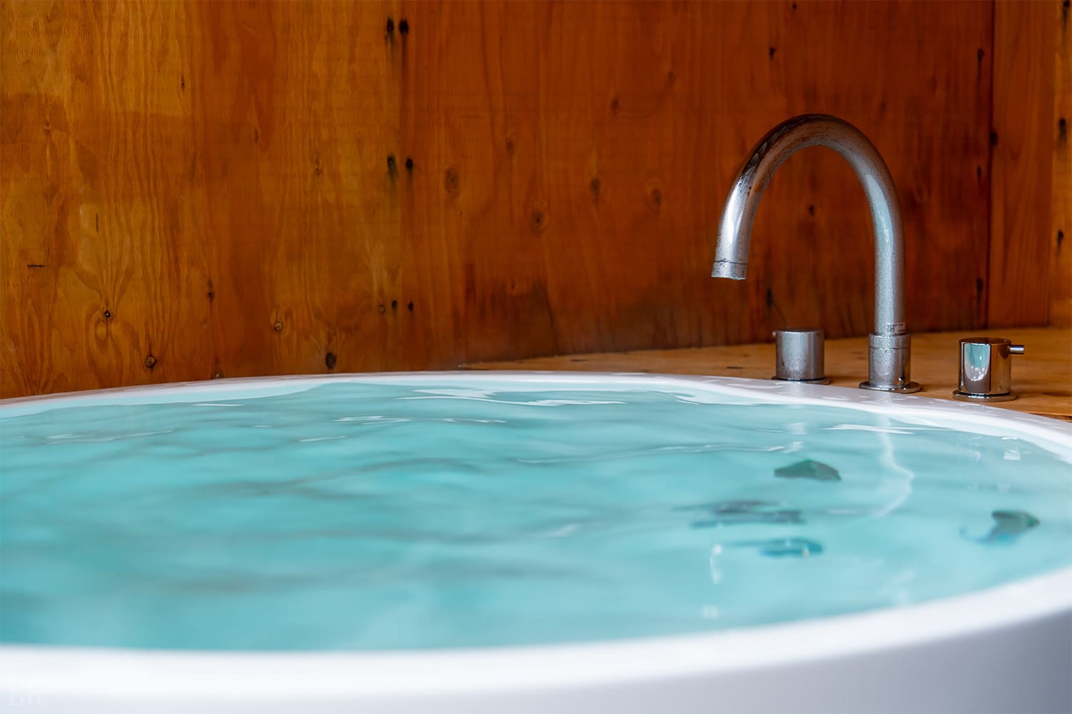 絶景の隣で楽しむにごり湯